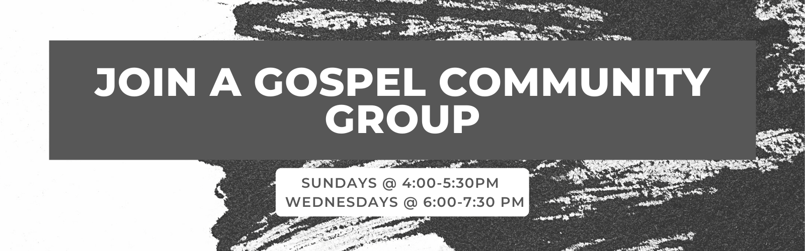 Join a Gospel Community Group